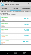 Telenor 3G Packages screenshot 2