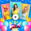 Birthday Video Maker with Song and Name