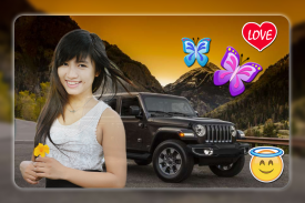 Jeep Photo Frame Editor screenshot 0