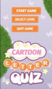 Cartoon Letter Quiz screenshot 4