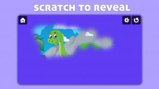 ديناصور خدش واللون للأطفال screenshot 0
