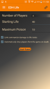 MTG Commander Life Counter screenshot 1