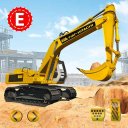 Heavy Excavator Loader Truck Icon