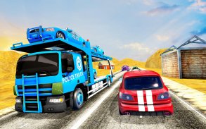 Police Car Transporter Truck screenshot 5