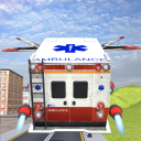 Ambulância do vôo simulador 3D