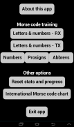 30WPM Amateur ham radio Koch CW Morse code trainer screenshot 7