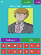 Mob Psycho 100 Character Quiz screenshot 8