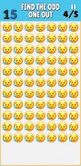 Find The Odd One Emoji Puzzle screenshot 0