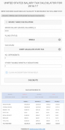 US Salary Tax Calculator screenshot 2