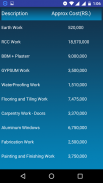 Building Estimation & Costing screenshot 6