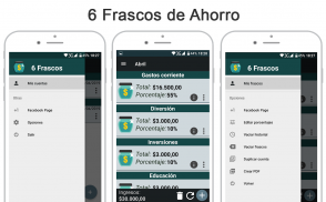 6 Frascos: Administra y Ahorra screenshot 5