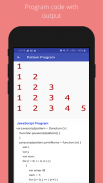 JavaScript Pattern Programs screenshot 2