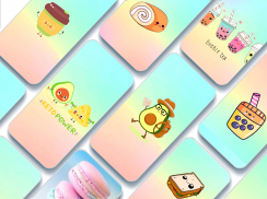 Kawaii Food Cute wallpapers screenshot 10