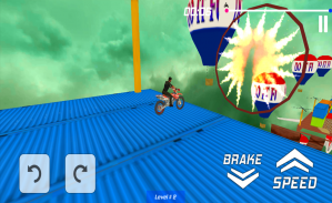 Sky Bike Hero - A Free Bike Stunt Game screenshot 0