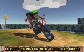 ブロッキーモトバイクSIM：夏のそよ風 screenshot 2