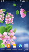 Night Sakura Live Wallpaper screenshot 2