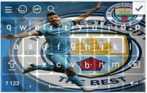 Sergio Aguero Theme Keyboard screenshot 6