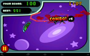 Espace Zombie Slasher screenshot 2