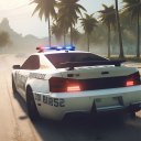 Police Car Driving Offroad 3D Icon