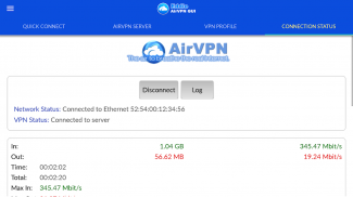 AirVPN Eddie Client GUI screenshot 20