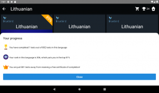 Lithuanian Language Tests screenshot 3