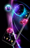 Neon Colorful blue Purple Light Theme screenshot 0