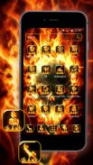 Fire Skull android Theme screenshot 1