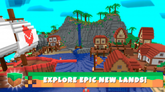 Crafty Lands – Crie, Construa e Explore Mundos screenshot 1