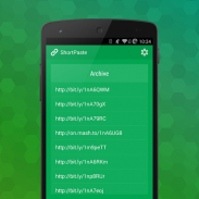 ShortPaste - Autoshorten URLs screenshot 6