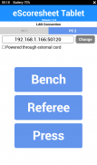 e-Scoresheet Tablet screenshot 2