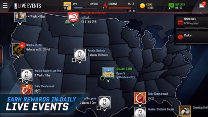 nba live mobile basketball screenshot 3