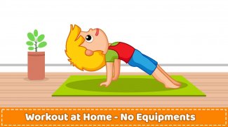 Yoga para niños y fitness screenshot 1