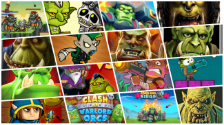 Clash of Orcs : Orc Battle Game Collection screenshot 0