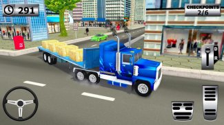 Indian Truck Heavy Duty Cargo Parking Game screenshot 5