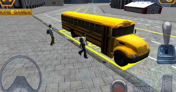 Schoolbus sürüş 3D simülatörü screenshot 6