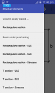 Concretech,Reinforced Concrete design Pro screenshot 1