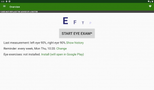 Eye exam screenshot 13