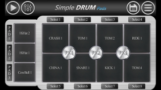 Simple Drum Pads screenshot 1