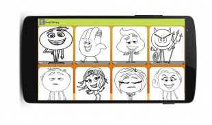 Emoji Movie Coloring screenshot 1