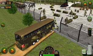 Militar Autobús Conduciendo screenshot 0