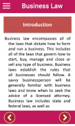 Business Law - Student offline guide screenshot 2