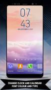 Galaxy Note8 Digital Clock Widget screenshot 3