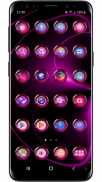 Theme Launcher - Spheres Pink Icon Changer Free screenshot 0