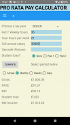 UK Take home pay calculator screenshot 2