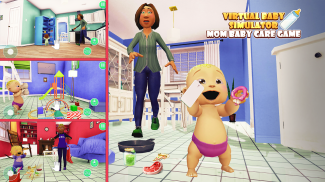 Virtual Baby Simulator Mom Care Game screenshot 4