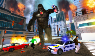 Monster Kaiju Godzilla vs Kong City Destruction 3D screenshot 2