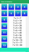 Juego Tablas de Multiplicar IQ screenshot 2