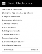 Basic Electronics screenshot 0