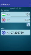 Pound GBP x Uzbekistani Sum screenshot 1