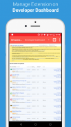 Developer Dashboard for Chrome screenshot 1